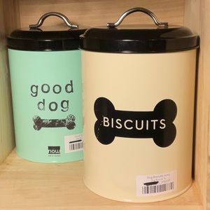 BISCUIT tin & “good dog” tin-cookie tins for your best friend